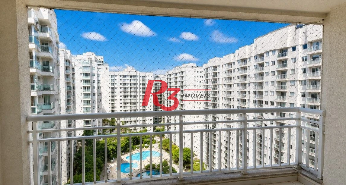 Apartamento com 2 dormitórios para alugar, 64 m² por R$ 4.970,00/mês - Marapé - Santos/SP