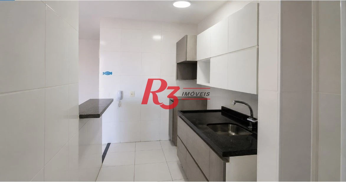 Apartamento com 2 dormitórios para alugar, 64 m² por R$ 4.970,00/mês - Marapé - Santos/SP