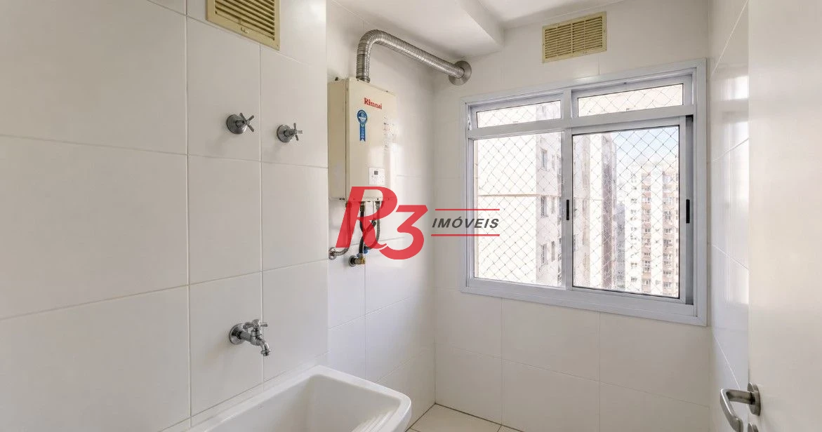 Apartamento com 2 dormitórios para alugar, 64 m² por R$ 4.970,00/mês - Marapé - Santos/SP