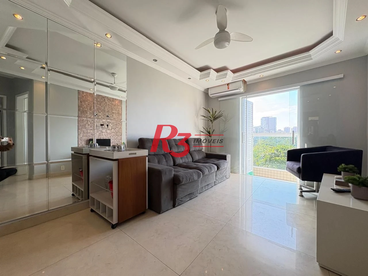 Apartamento para alugar, 54 m² por R$ 4.000,02/mês - José Menino - Santos/SP