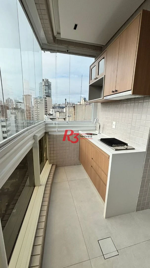 Apartamento com 3 dormitórios para alugar, 214 m² por R$ 25.000,00/mês - Boqueirão - Santos/SP