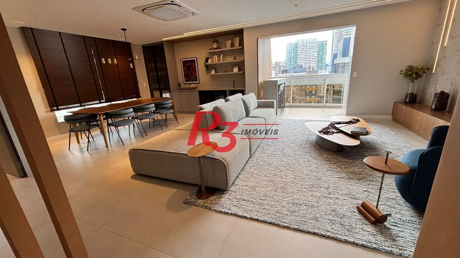 Apartamento com 3 dormitórios para alugar, 214 m² por R$ 25.000,00/mês - Boqueirão - Santos/SP