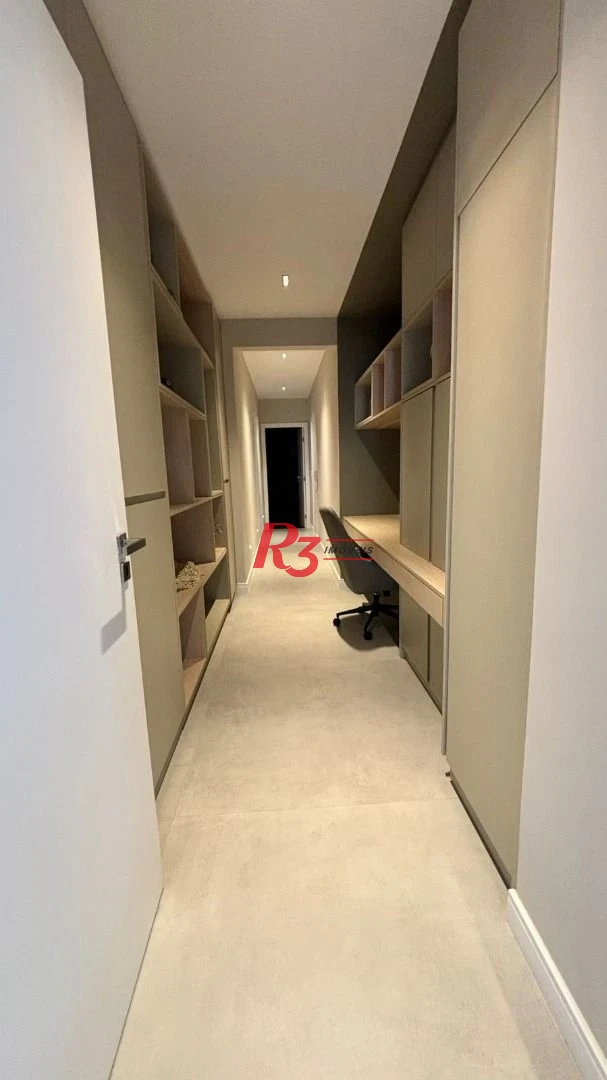 Apartamento com 3 dormitórios para alugar, 214 m² por R$ 25.000,00/mês - Boqueirão - Santos/SP