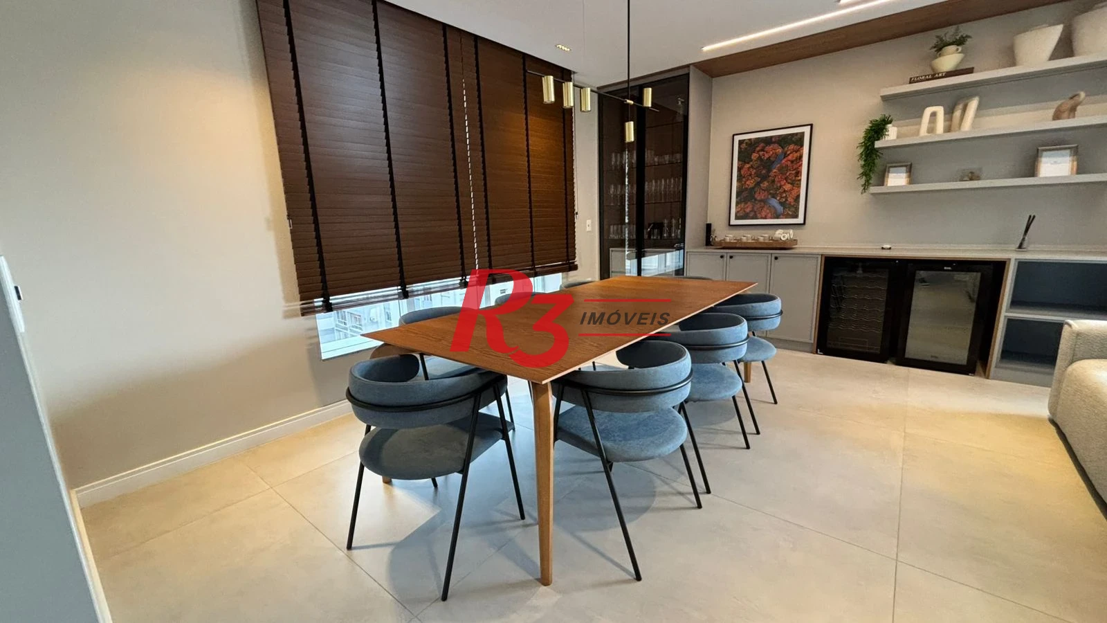 Apartamento com 3 dormitórios para alugar, 214 m² por R$ 25.000,00/mês - Boqueirão - Santos/SP
