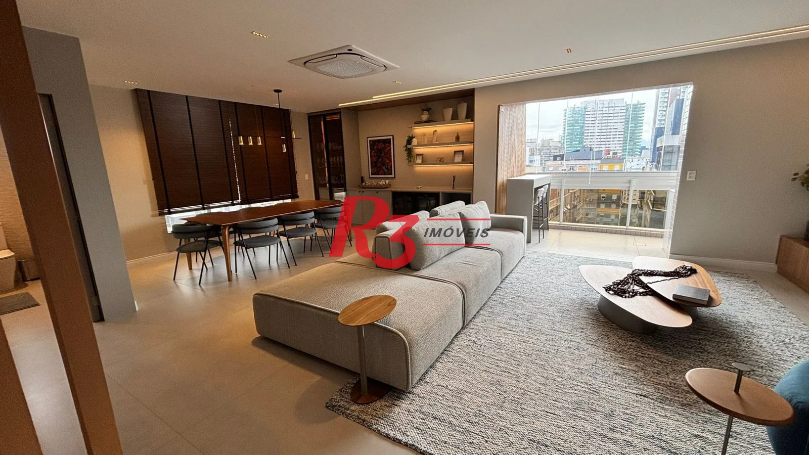 Apartamento com 3 dormitórios para alugar, 214 m² por R$ 25.000,00/mês - Boqueirão - Santos/SP