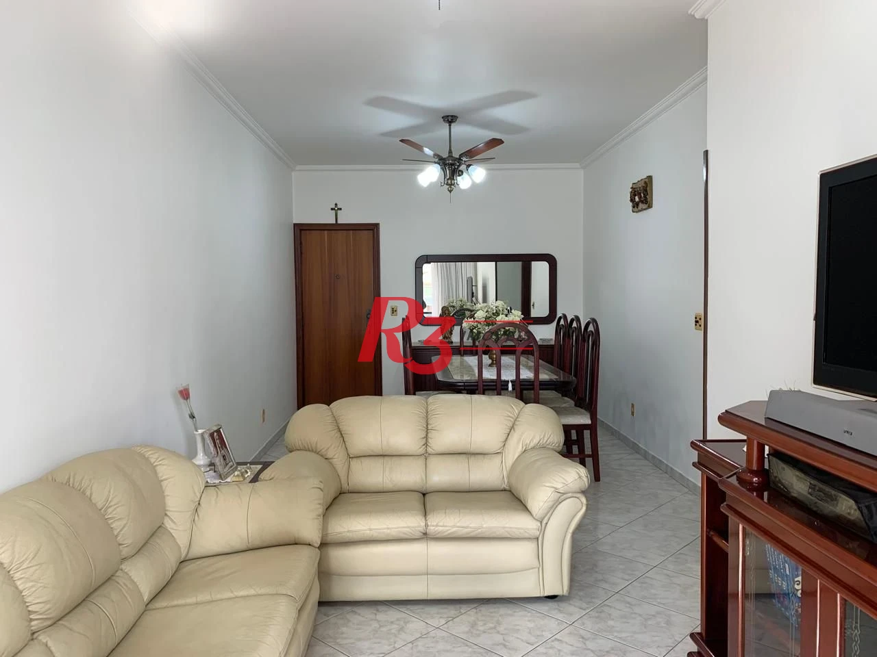 Apartamento com 3 dormitórios à venda, 104 m² por R$ 1.150.000,00 - Boqueirão - Santos/SP