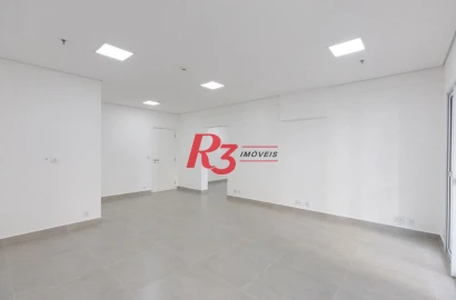 Sala, 42 m² - venda por R$ 300.000,00 ou aluguel por R$ 3.000,00/mês - Vila Matias - Santos/SP