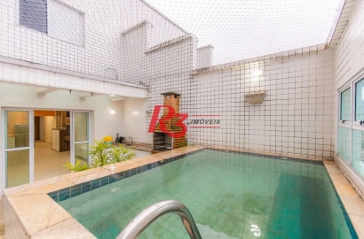 Apartamento com 3 dormitórios à venda, 248 m² por R$ 1.000.000,00 - Marapé - Santos/SP