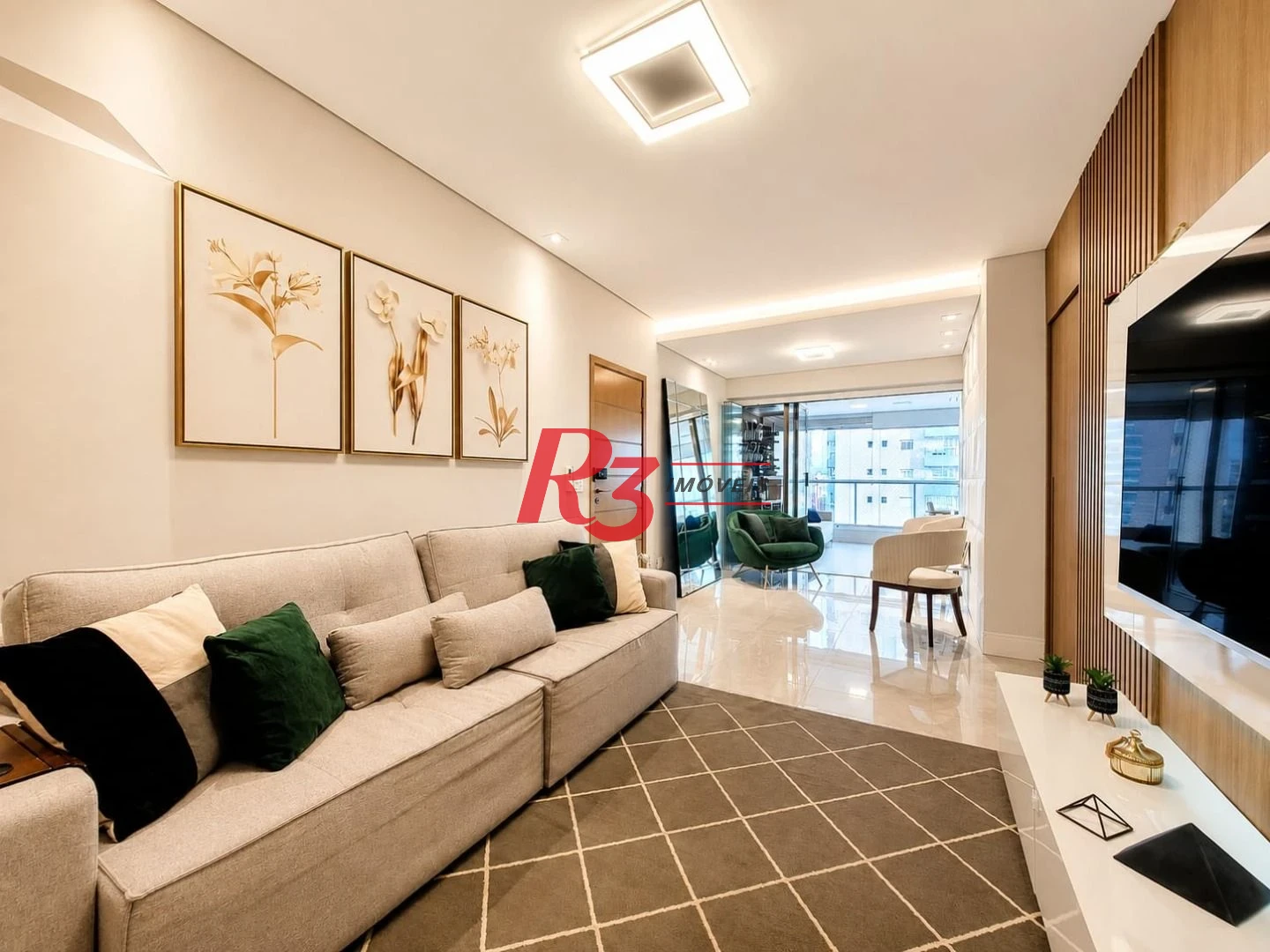 Apartamento com 3 dormitórios à venda, 127 m² por R$ 2.130.000,00 - Boqueirão - Santos/SP
