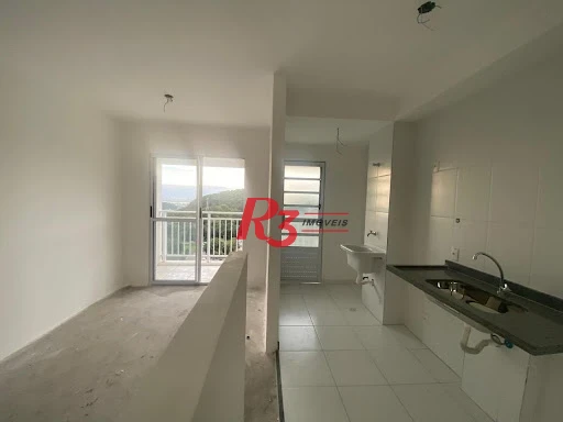 Apartamento com 2 dormitórios à venda, 52 m² por R$ 350.000,00 - Morro de Nova Cintra - Santos/SP