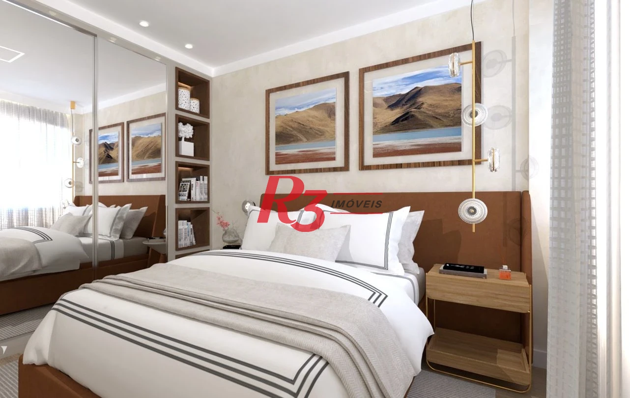 Apartamento com 1 dormitório à venda, 40 m² por R$ 700.000,00 - Ponta da Praia - Santos/SP