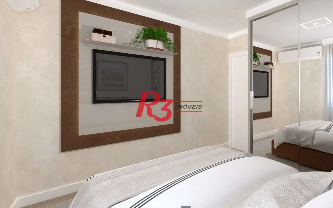 Apartamento com 1 dormitório à venda, 40 m² por R$ 700.000,00 - Ponta da Praia - Santos/SP