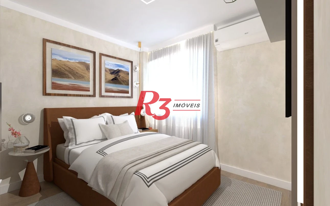Apartamento com 1 dormitório à venda, 40 m² por R$ 700.000,00 - Ponta da Praia - Santos/SP