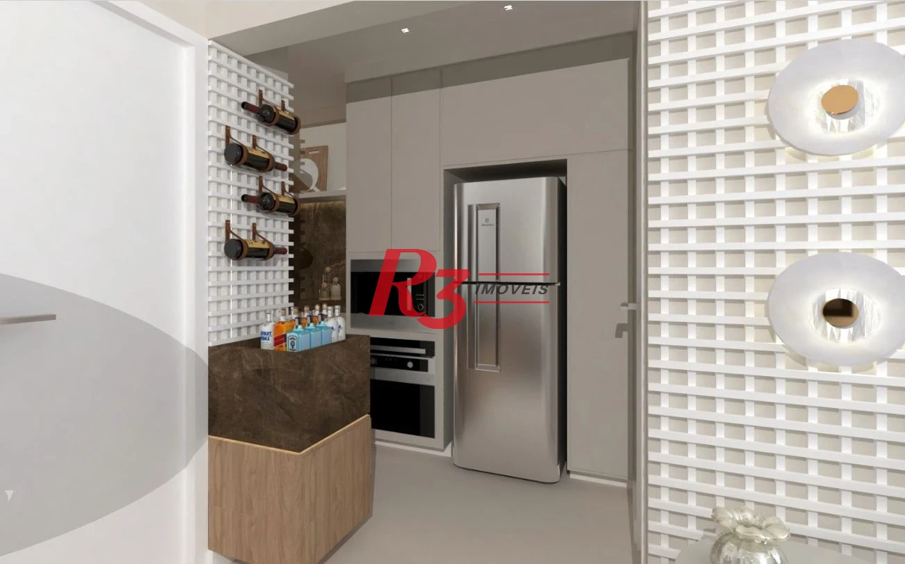 Apartamento com 1 dormitório à venda, 40 m² por R$ 700.000,00 - Ponta da Praia - Santos/SP
