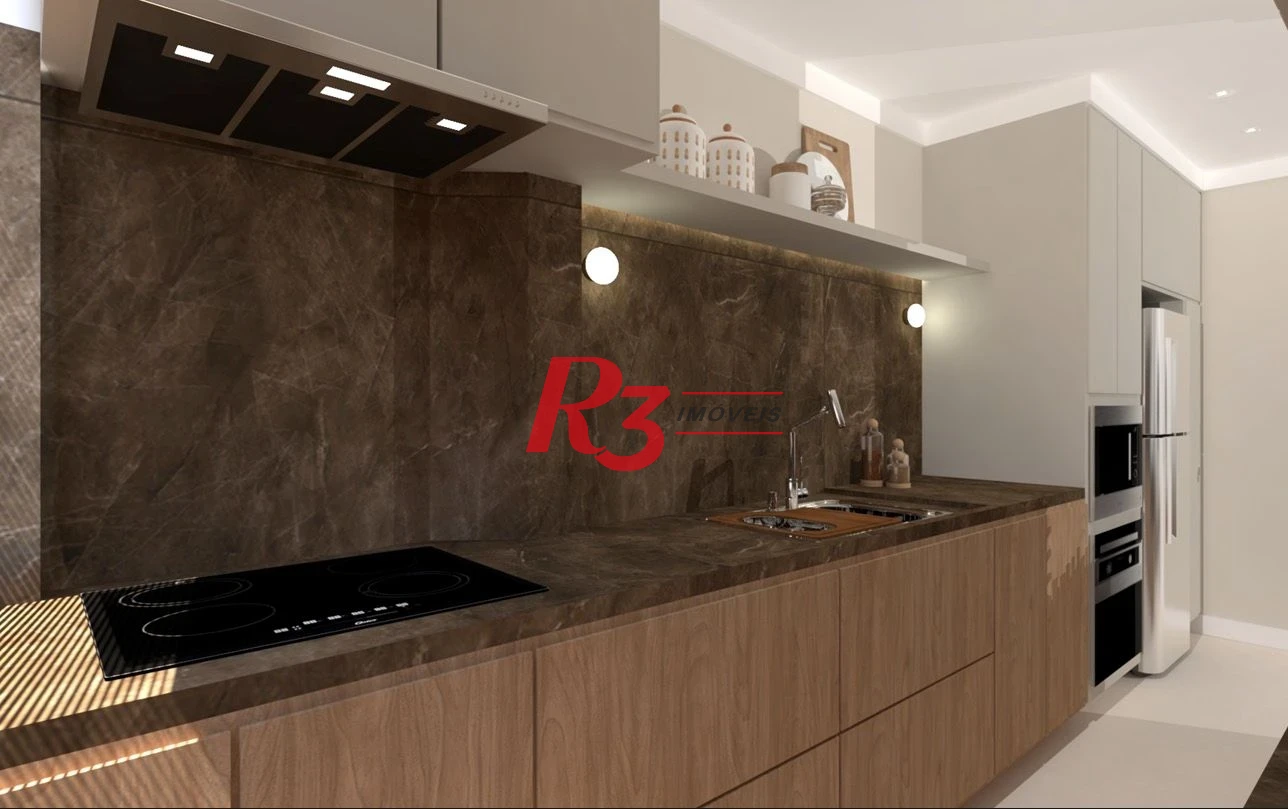 Apartamento com 1 dormitório à venda, 40 m² por R$ 700.000,00 - Ponta da Praia - Santos/SP