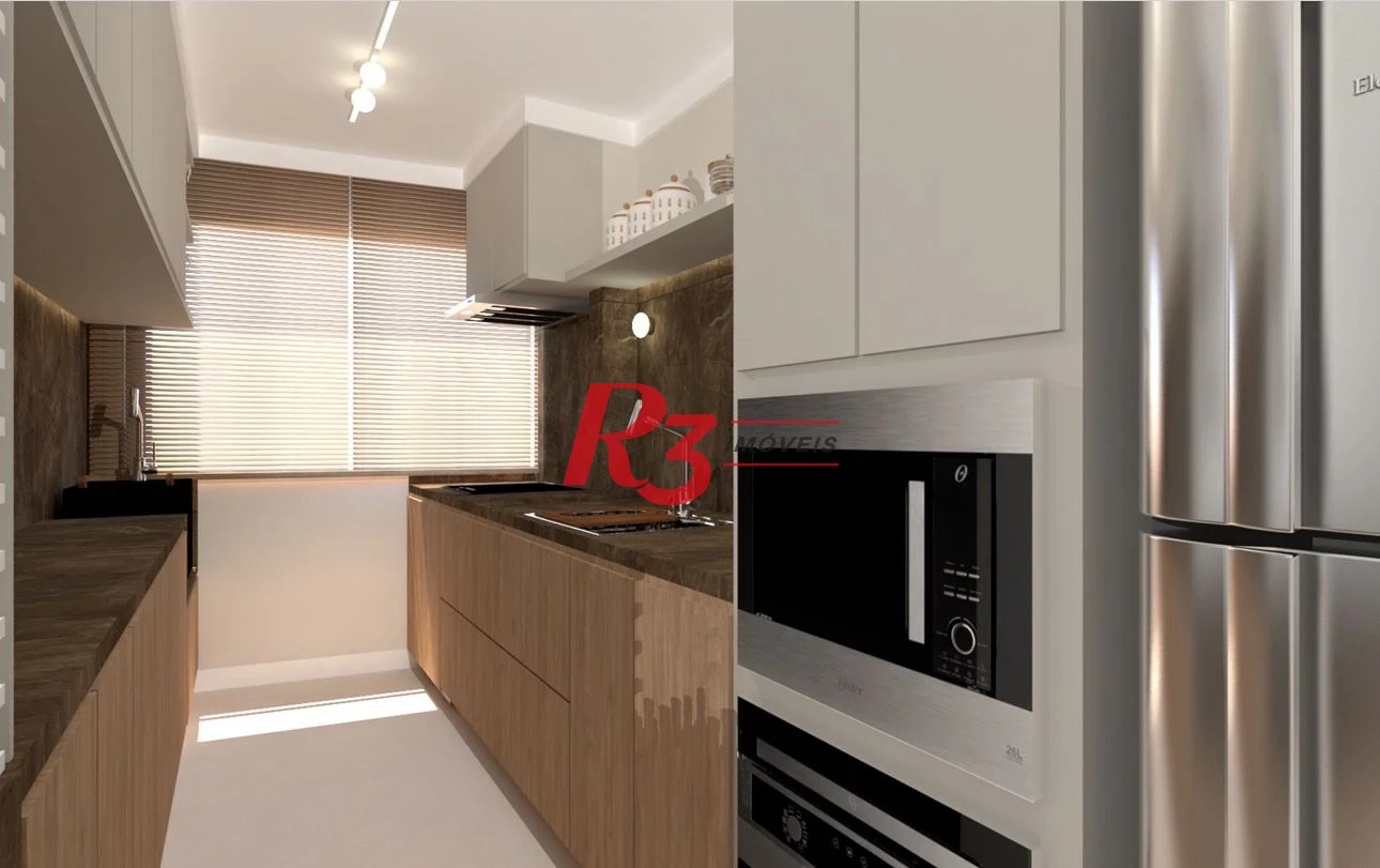 Apartamento com 1 dormitório à venda, 40 m² por R$ 700.000,00 - Ponta da Praia - Santos/SP