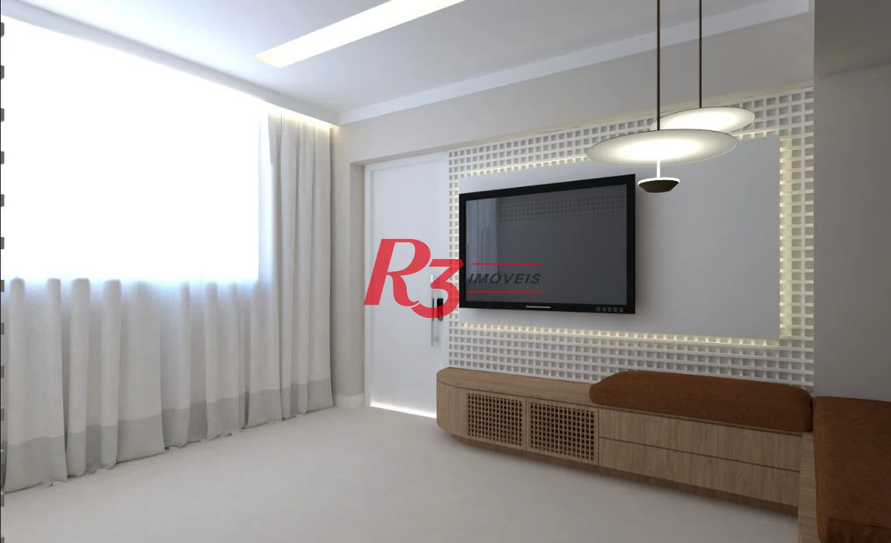 Apartamento com 1 dormitório à venda, 40 m² por R$ 700.000,00 - Ponta da Praia - Santos/SP