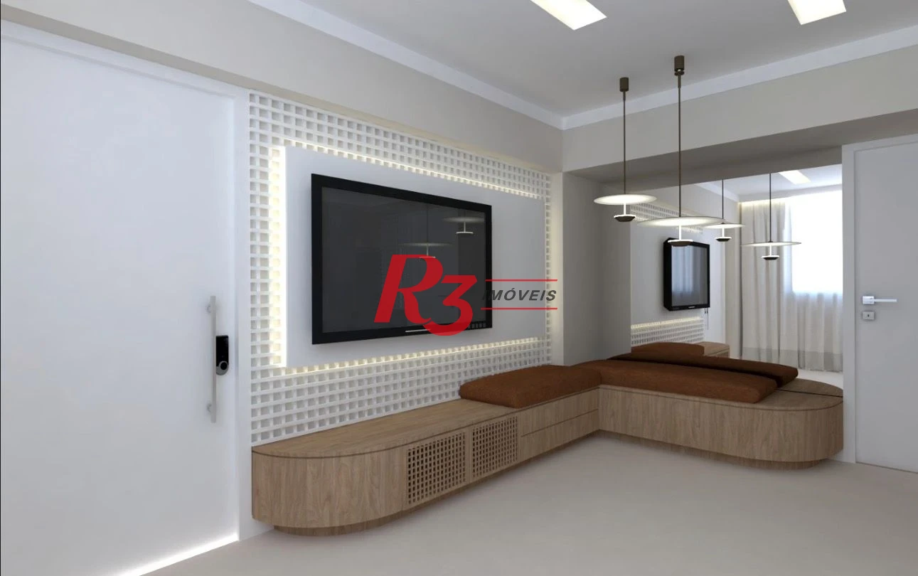 Apartamento com 1 dormitório à venda, 40 m² por R$ 700.000,00 - Ponta da Praia - Santos/SP