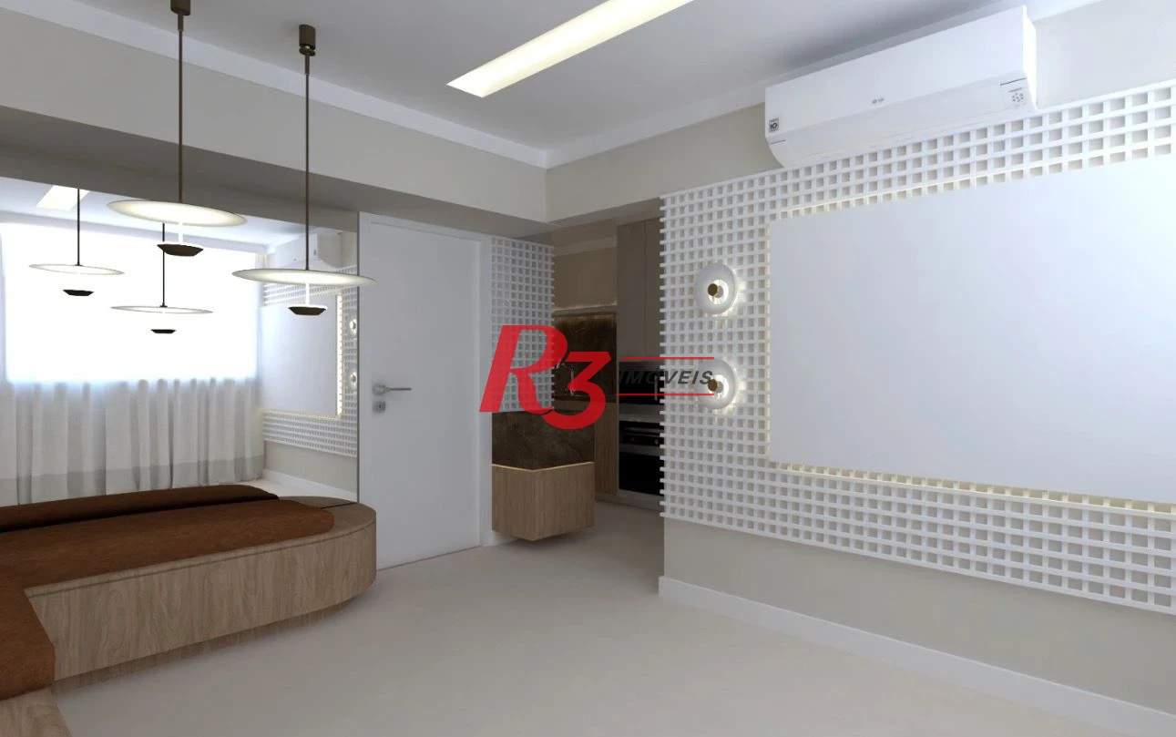 Apartamento com 1 dormitório à venda, 40 m² por R$ 700.000,00 - Ponta da Praia - Santos/SP