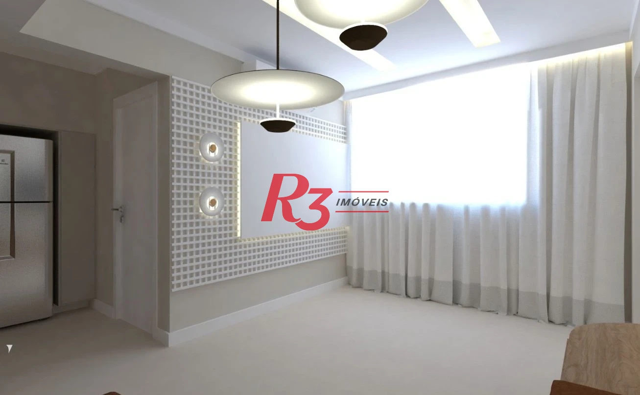 Apartamento com 1 dormitório à venda, 40 m² por R$ 700.000,00 - Ponta da Praia - Santos/SP
