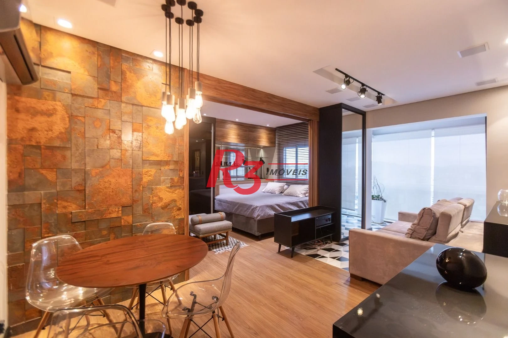 Apartamento com 1 dormitório para alugar, 47 m² por R$ 5.300,00/mês - Boqueirão - Santos/SP