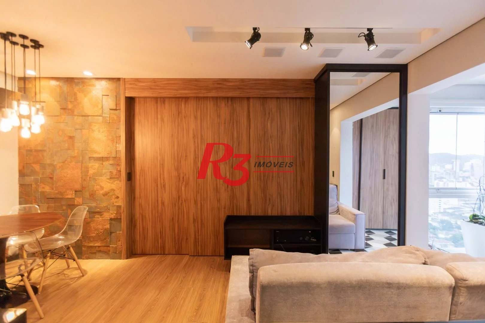 Apartamento com 1 dormitório para alugar, 47 m² por R$ 5.300,00/mês - Boqueirão - Santos/SP