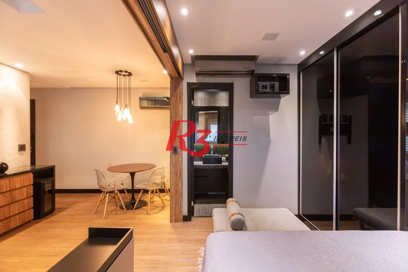 Apartamento com 1 dormitório para alugar, 47 m² por R$ 5.300,00/mês - Boqueirão - Santos/SP