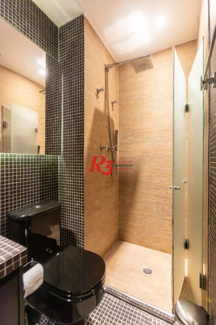 Apartamento com 1 dormitório para alugar, 47 m² por R$ 5.300,00/mês - Boqueirão - Santos/SP