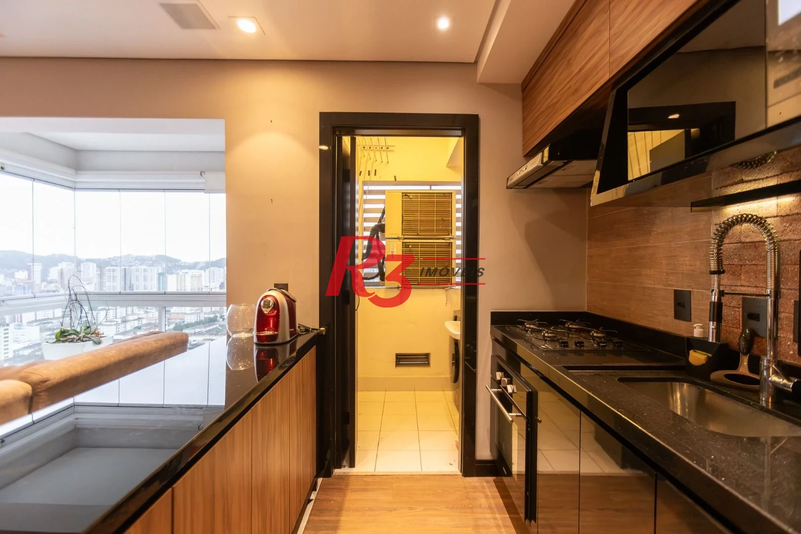Apartamento com 1 dormitório para alugar, 47 m² por R$ 5.300,00/mês - Boqueirão - Santos/SP