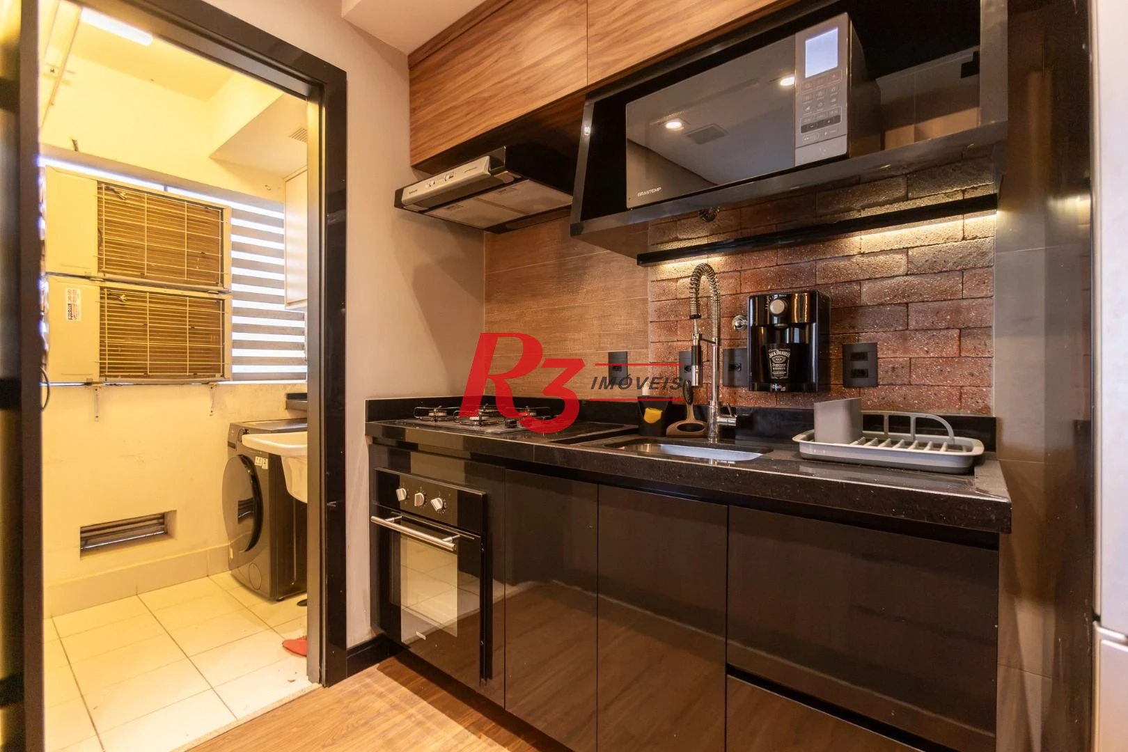 Apartamento com 1 dormitório para alugar, 47 m² por R$ 5.300,00/mês - Boqueirão - Santos/SP