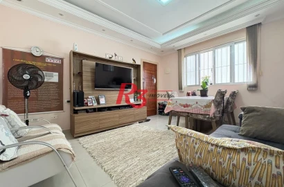 Apartamento à venda, 76 m² por R$ 490.000,00 - Embaré - Santos/SP