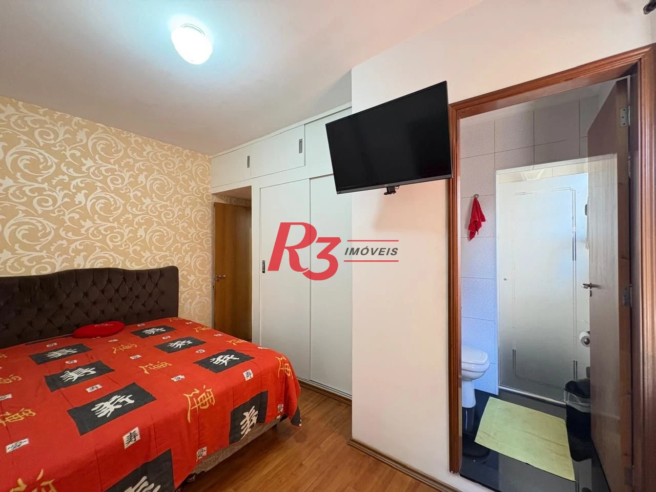 Apartamento à venda, 76 m² por R$ 490.000,00 - Embaré - Santos/SP