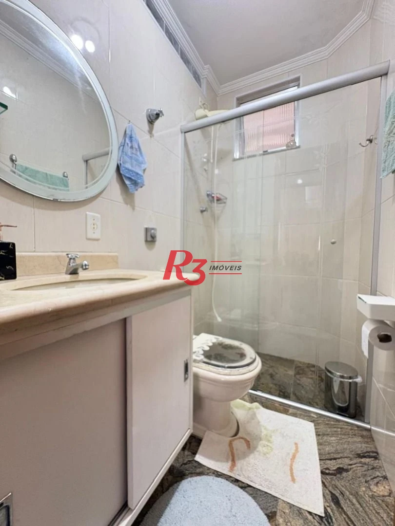 Apartamento à venda, 76 m² por R$ 490.000,00 - Embaré - Santos/SP