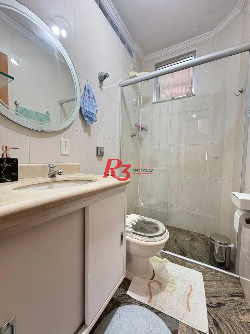 Apartamento à venda, 76 m² por R$ 490.000,00 - Embaré - Santos/SP