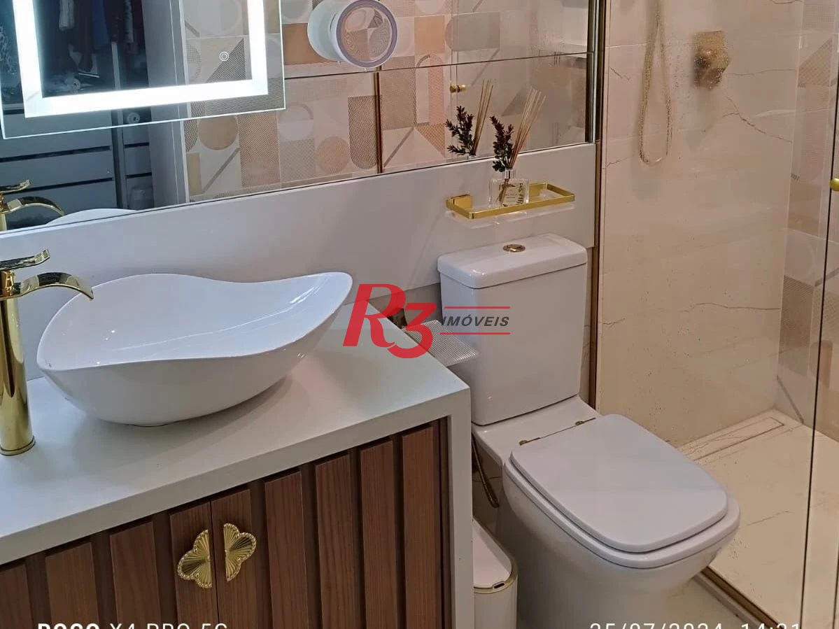 Apartamento com 2 dormitórios à venda, 166 m² por R$ 1.950.000,00 - Boqueirão - Santos/SP