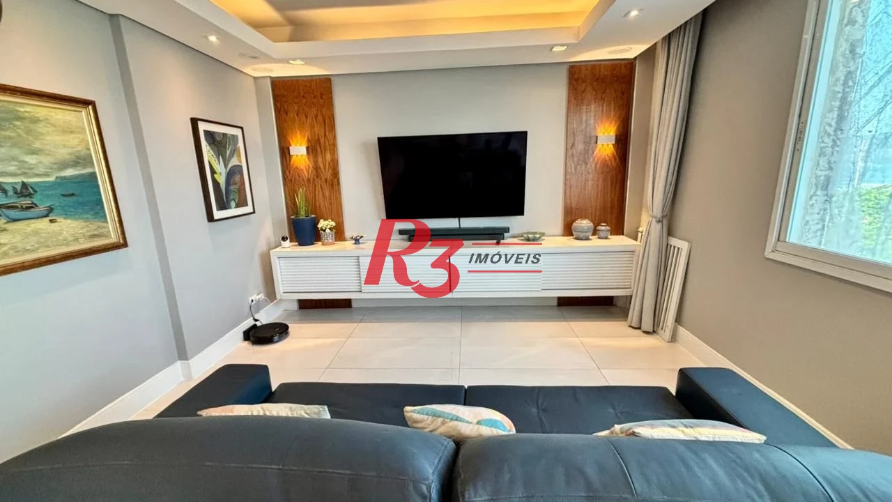 Apartamento com 2 dormitórios à venda, 166 m² por R$ 1.970.000,00 - Boqueirão - Santos/SP