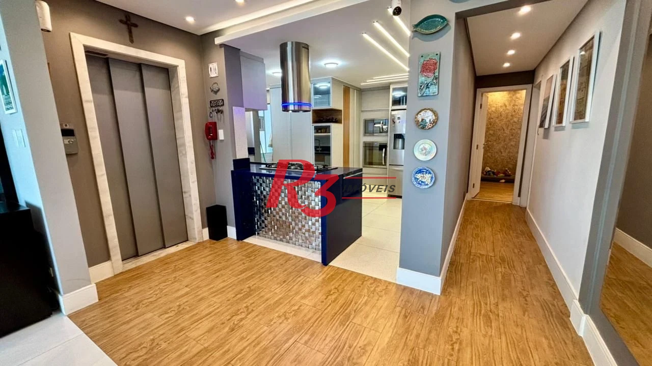 Apartamento com 2 dormitórios à venda, 166 m² por R$ 1.970.000,00 - Boqueirão - Santos/SP