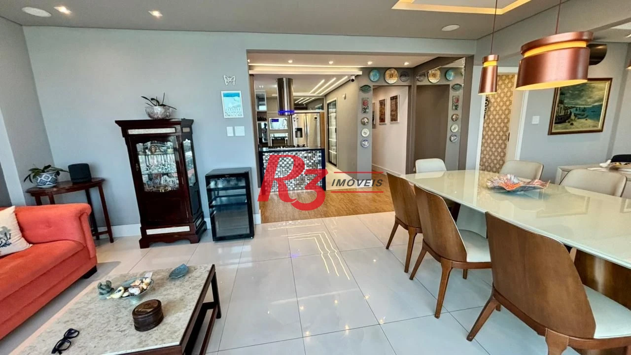 Apartamento com 2 dormitórios à venda, 166 m² por R$ 1.970.000,00 - Boqueirão - Santos/SP