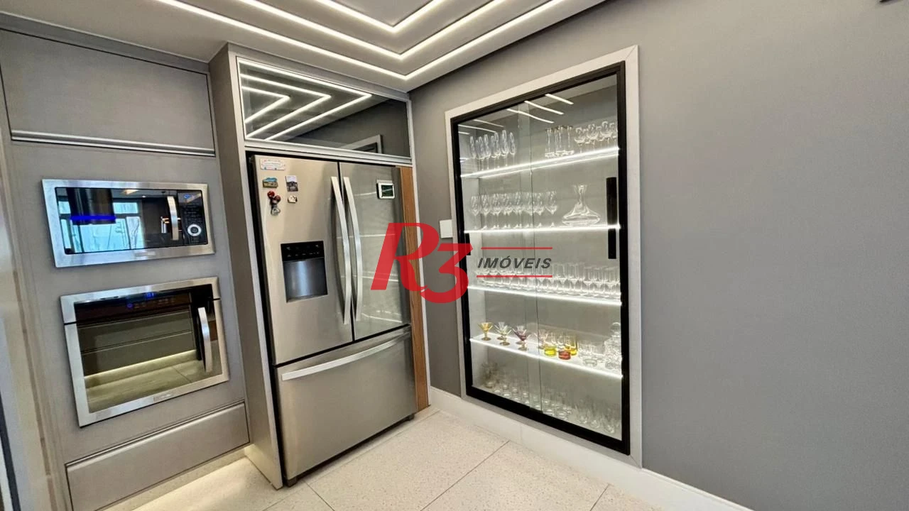 Apartamento com 2 dormitórios à venda, 166 m² por R$ 1.970.000,00 - Boqueirão - Santos/SP