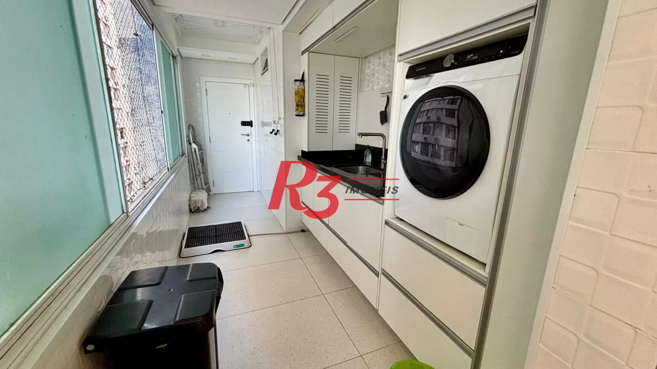 Apartamento com 2 dormitórios à venda, 166 m² por R$ 1.970.000,00 - Boqueirão - Santos/SP
