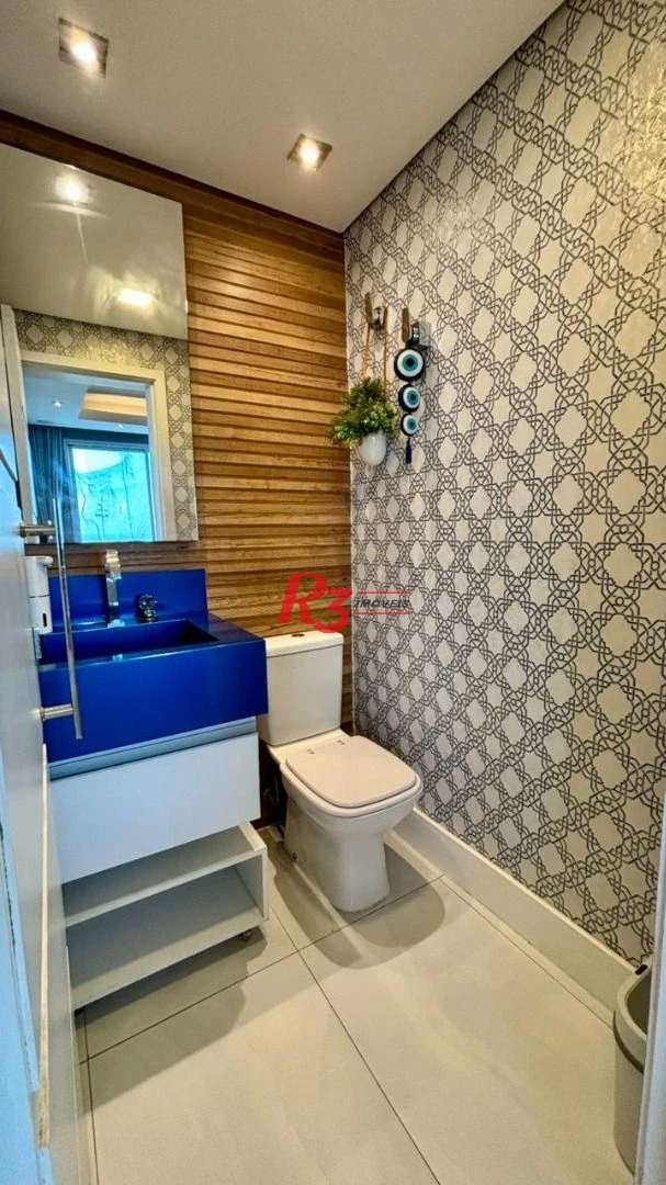 Apartamento com 2 dormitórios à venda, 166 m² por R$ 1.970.000,00 - Boqueirão - Santos/SP