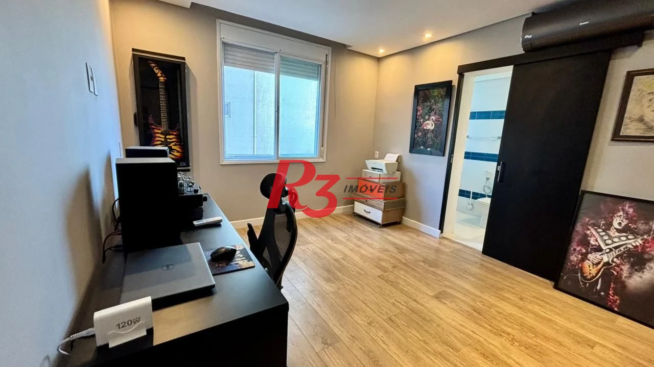Apartamento com 2 dormitórios à venda, 166 m² por R$ 1.970.000,00 - Boqueirão - Santos/SP