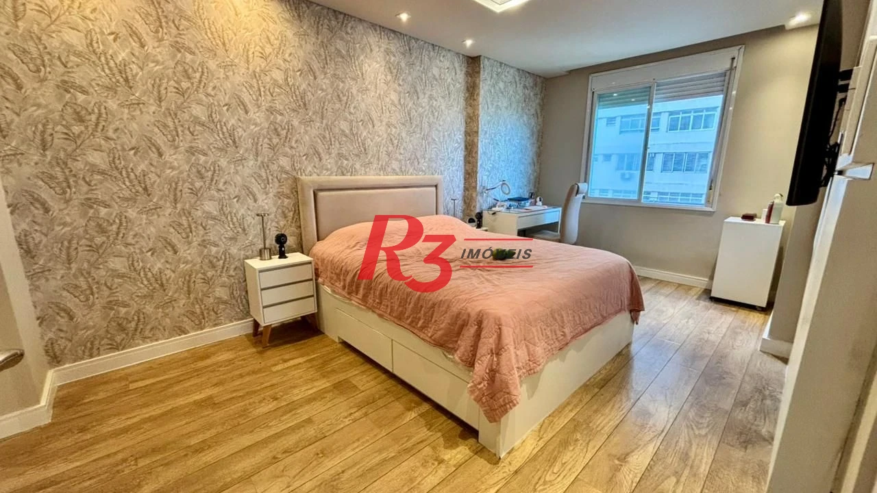 Apartamento com 2 dormitórios à venda, 166 m² por R$ 1.970.000,00 - Boqueirão - Santos/SP