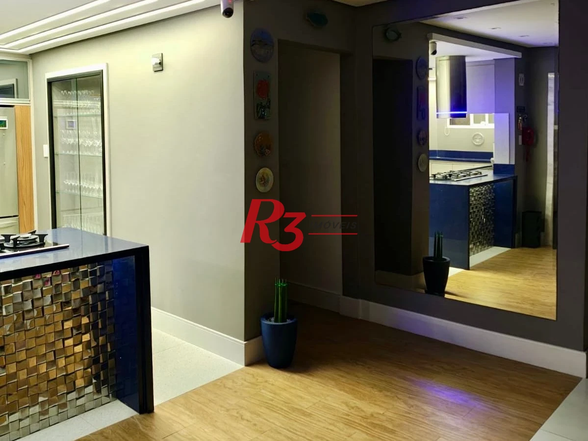Apartamento com 2 dormitórios à venda, 166 m² por R$ 1.950.000,00 - Boqueirão - Santos/SP