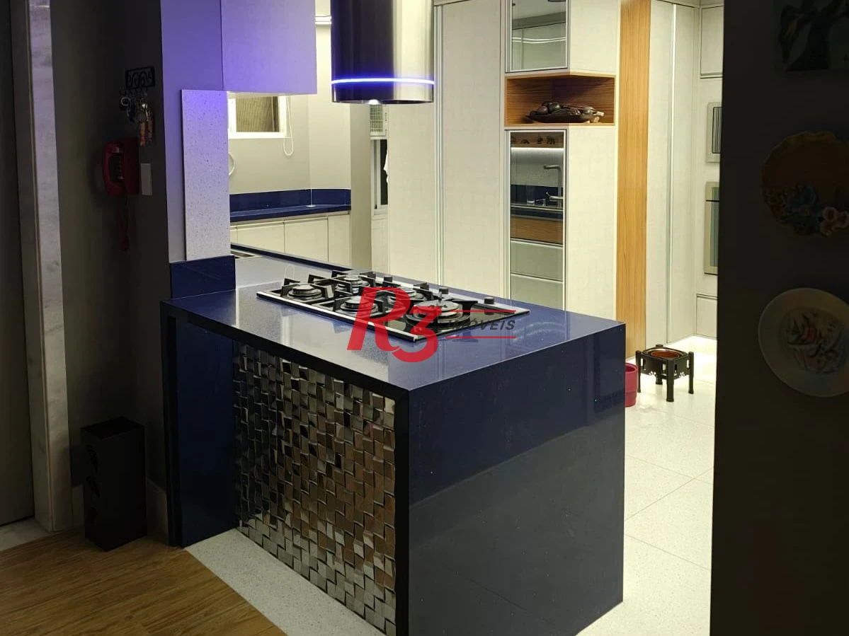 Apartamento com 2 dormitórios à venda, 166 m² por R$ 1.950.000,00 - Boqueirão - Santos/SP