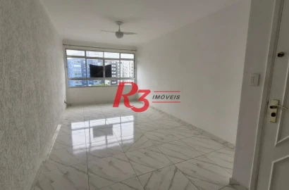 Apartamento com 2 dormitórios para alugar, 98 m² - José Menino - Santos/SP