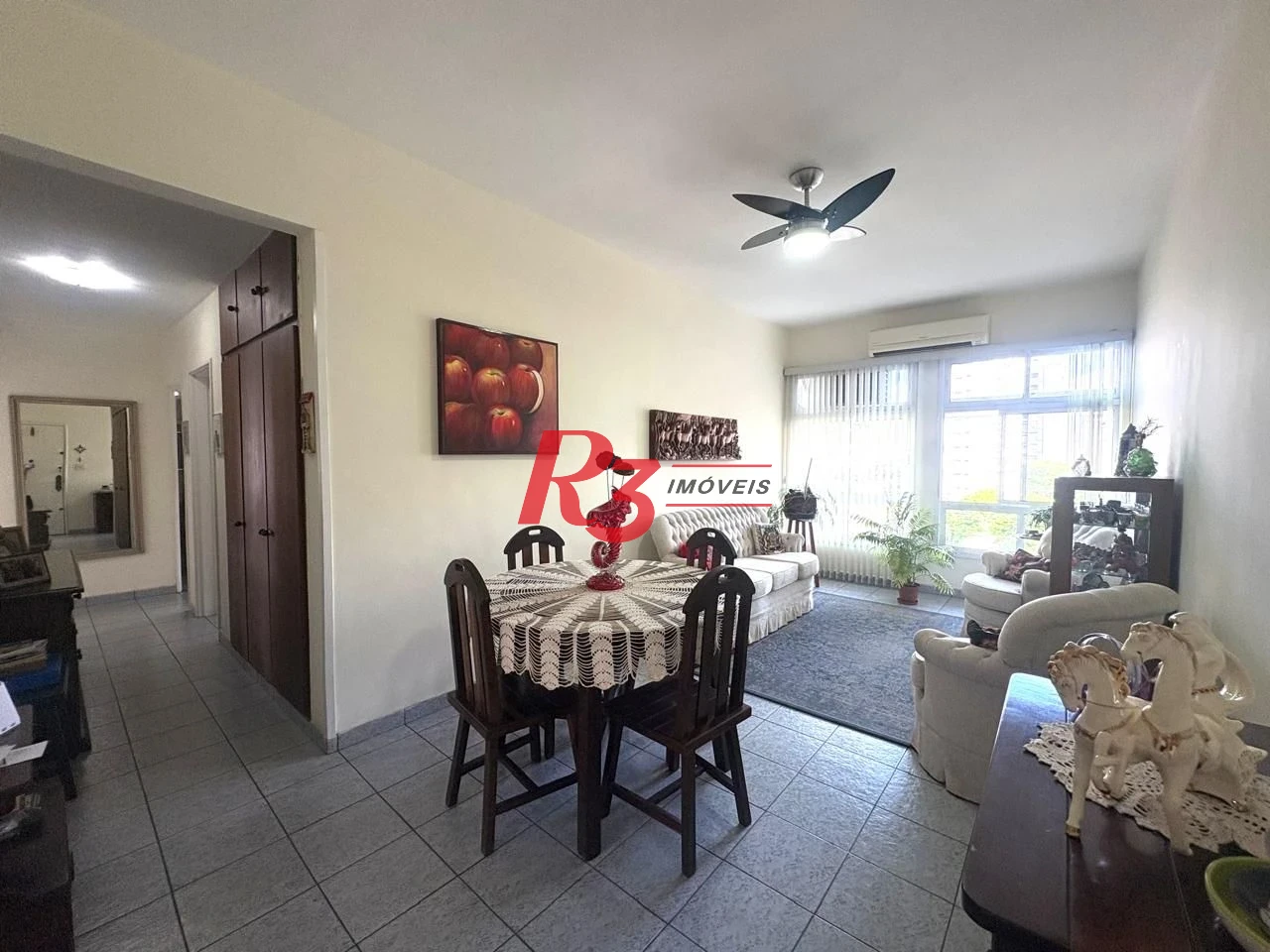 Apartamento com 3 dormitórios à venda, 110 m² por R$ 1.080.000,00 - Ponta da Praia - Santos/SP