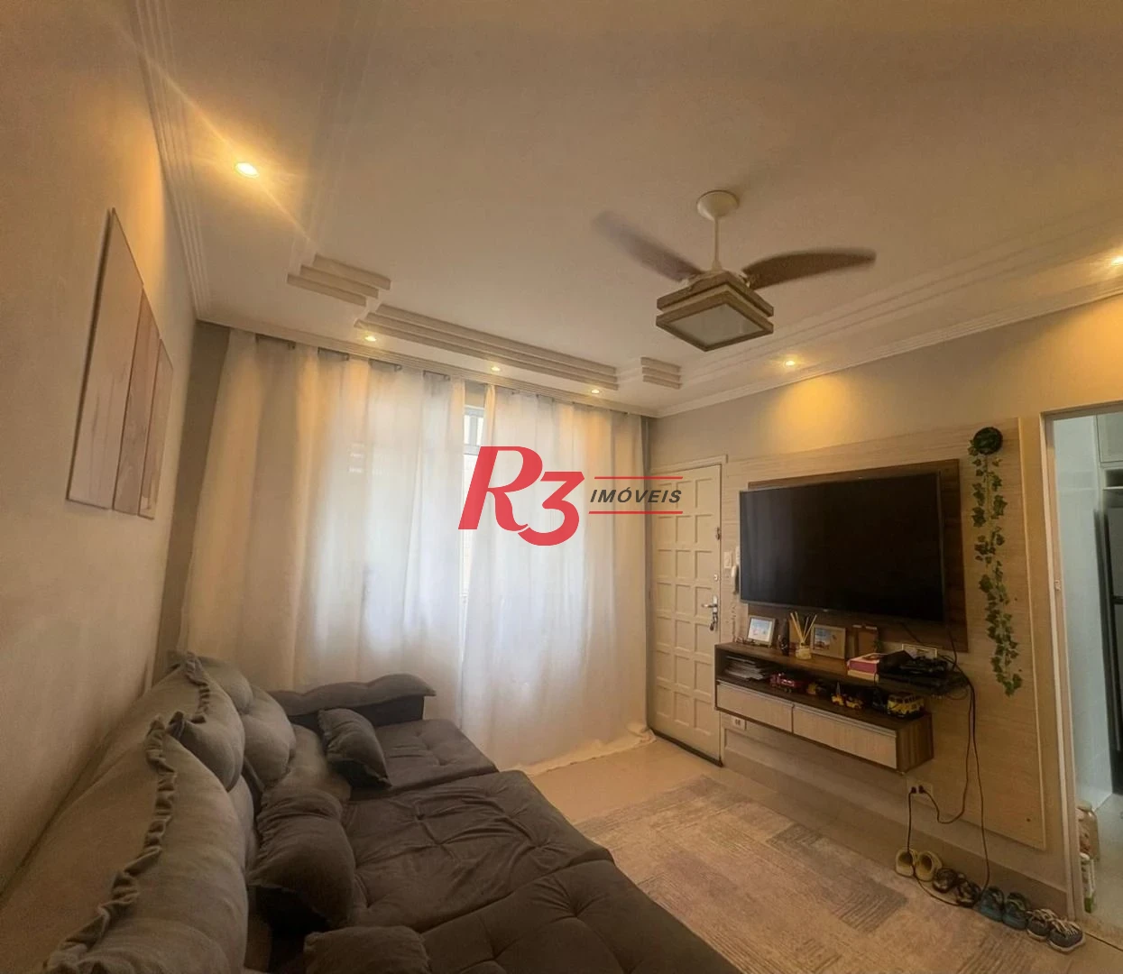 Apartamento com 2 dormitórios à venda, 82 m² por R$ 435.000,00 - Marapé - Santos/SP