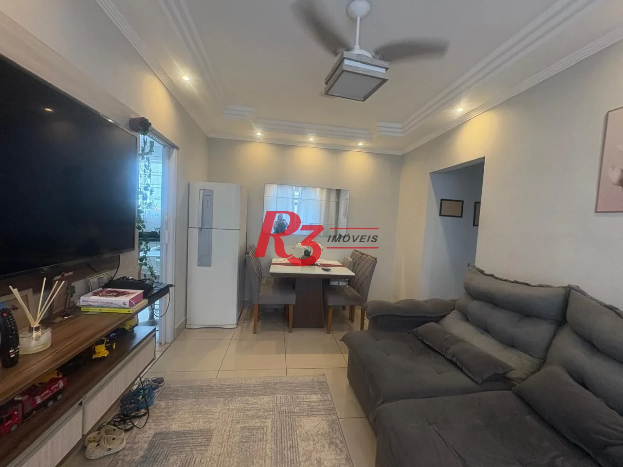 Apartamento com 2 dormitórios à venda, 82 m² por R$ 435.000,00 - Marapé - Santos/SP