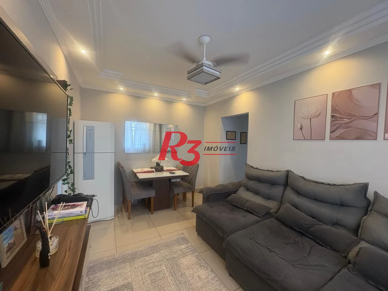 Apartamento com 2 dormitórios à venda, 82 m² por R$ 435.000,00 - Marapé - Santos/SP